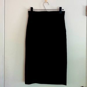 BANANA REPUBLIC Black Stretch Pencil Skirt